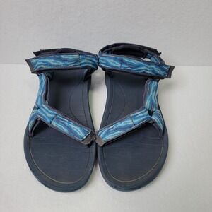 Teva Hurricane Women's Black Blue Sport Hiking Water Outdoor Sandals US5